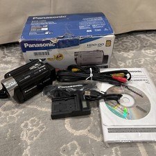 panasonic SDR-H80 6 video camera camcorder 60gb HDD battery charger compact