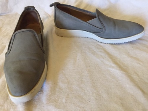 Everlane Nubuck Suede Leather GRAY slip on leather size 9 - Bild 1 von 9