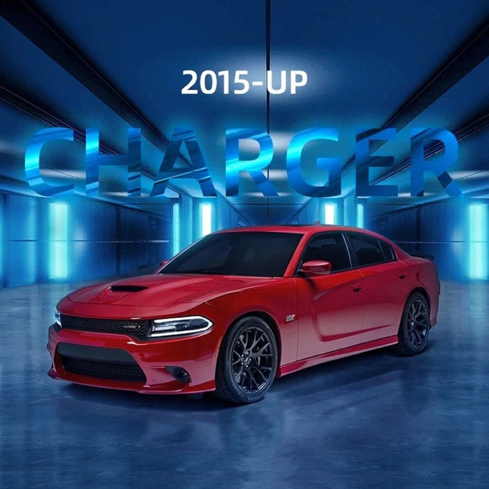 RGB Projector Headlights For 2015-2021 Dodge Charger With Color Changing System - Image 2 of 4