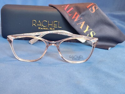 New Women's Rachel Roy Eyeglass Frame Acclaim Rose Plastic Petite 49-17-130