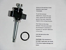 BLACK Manual Cam chain tensioner 04-2018 Kawasaki Ninja 1000 ZX10R ZX10 ZX-10R