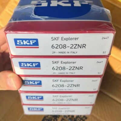 1PC SKF 6208-2ZNR single row deep groove ball bearing#