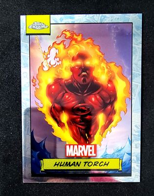 2024 Topps Chrome Marvel #24 Human Torch