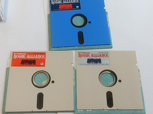 Rogue Alliance for Sharp X68000 system Gamedisk,manual,Boxed Rogue Alliance for Sharp X68000 system Gamedisk,manual,Boxed