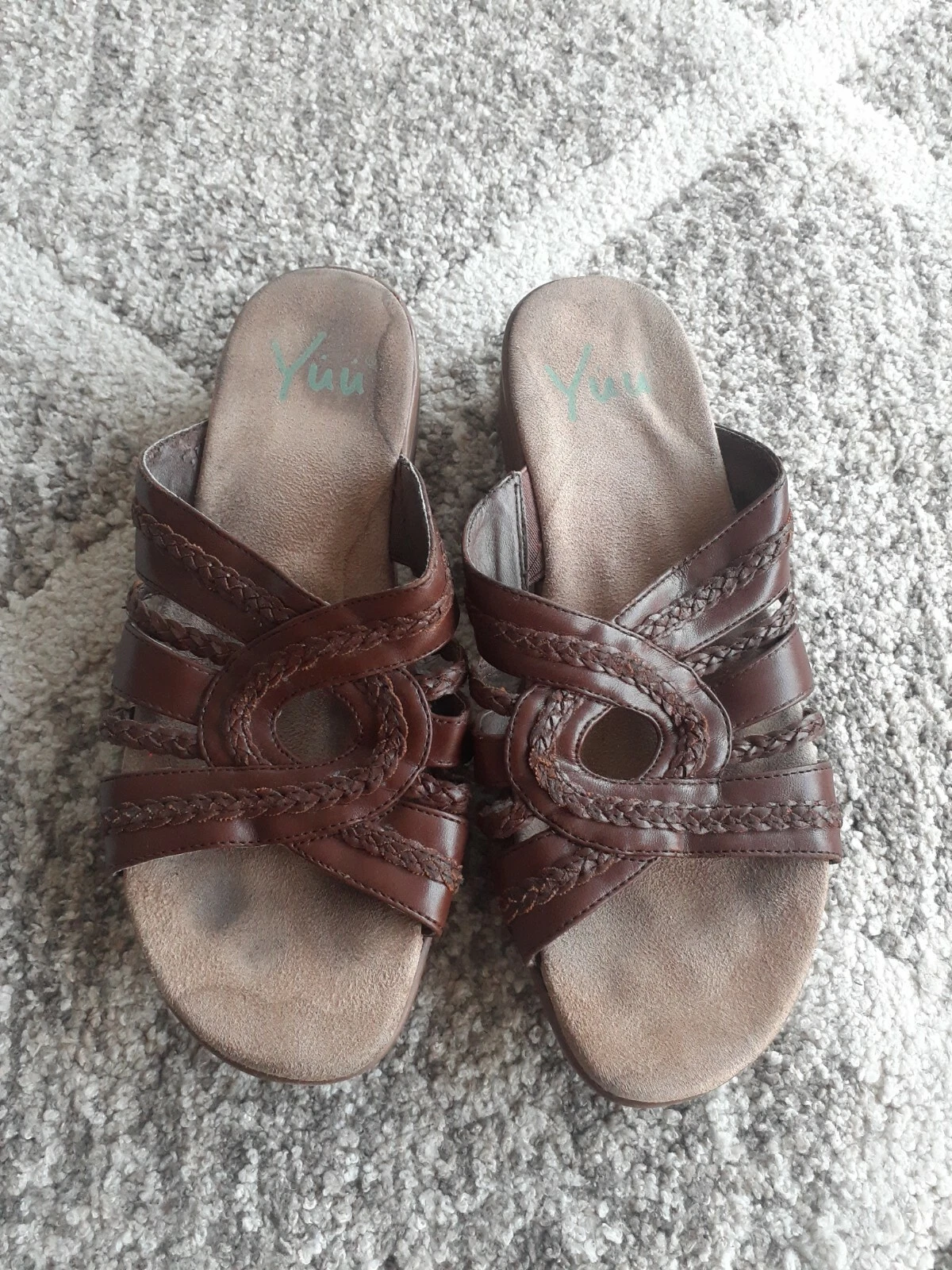 Yuu JORDAN Sandali da donna taglia 8 colore MARRONE