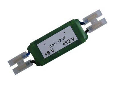 DC/DC Wandler von 6V bis 12V zur Versorgung LED Glühbirnen