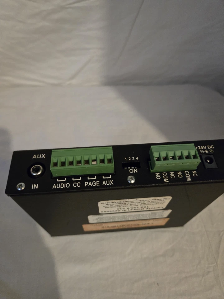 Valcom VIP-801A Network IP Single Port Gateway Audio Page Zone Extender Module - Image 3 of 4