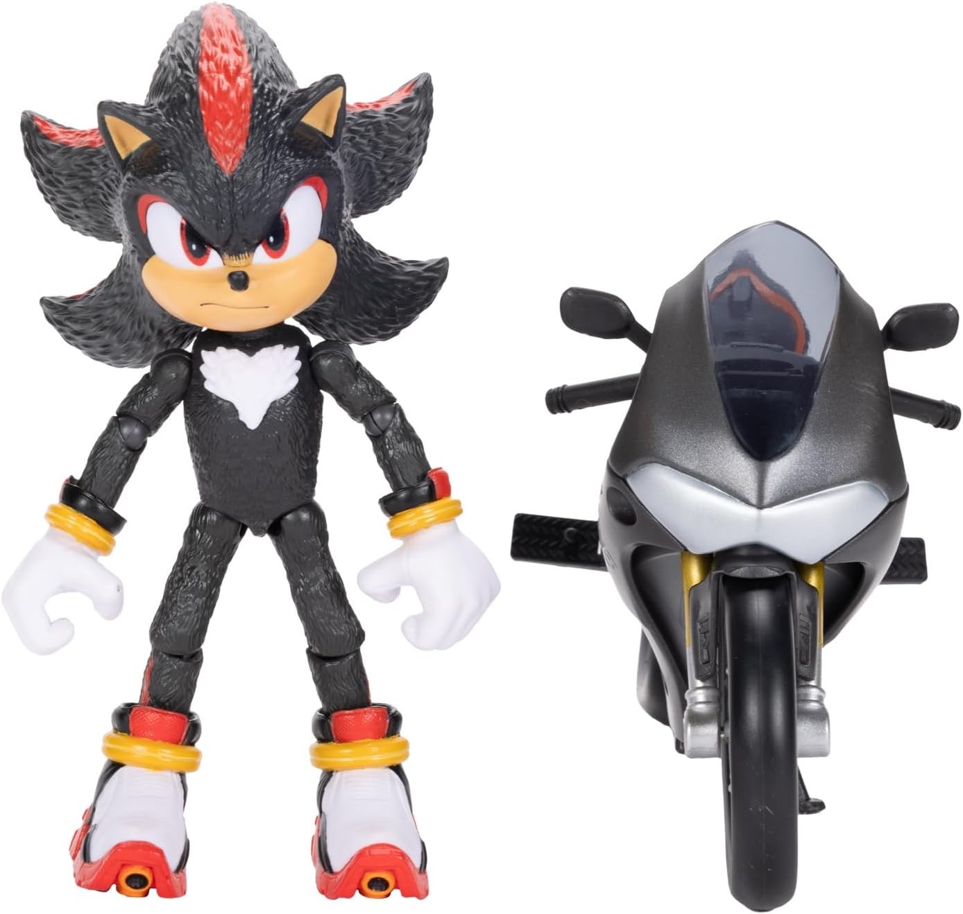 Figurine Shadow Sonic 3 le Film avec Moto pour Jouer et Décorer une Chambre