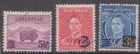 (F392-97) 1941 Australia set of 3stamps KGVI surcharges F/U (CV)