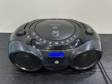 Memorex MP3851BLK Boombox CD- Player-Radio, With Cord, Tested Working READ