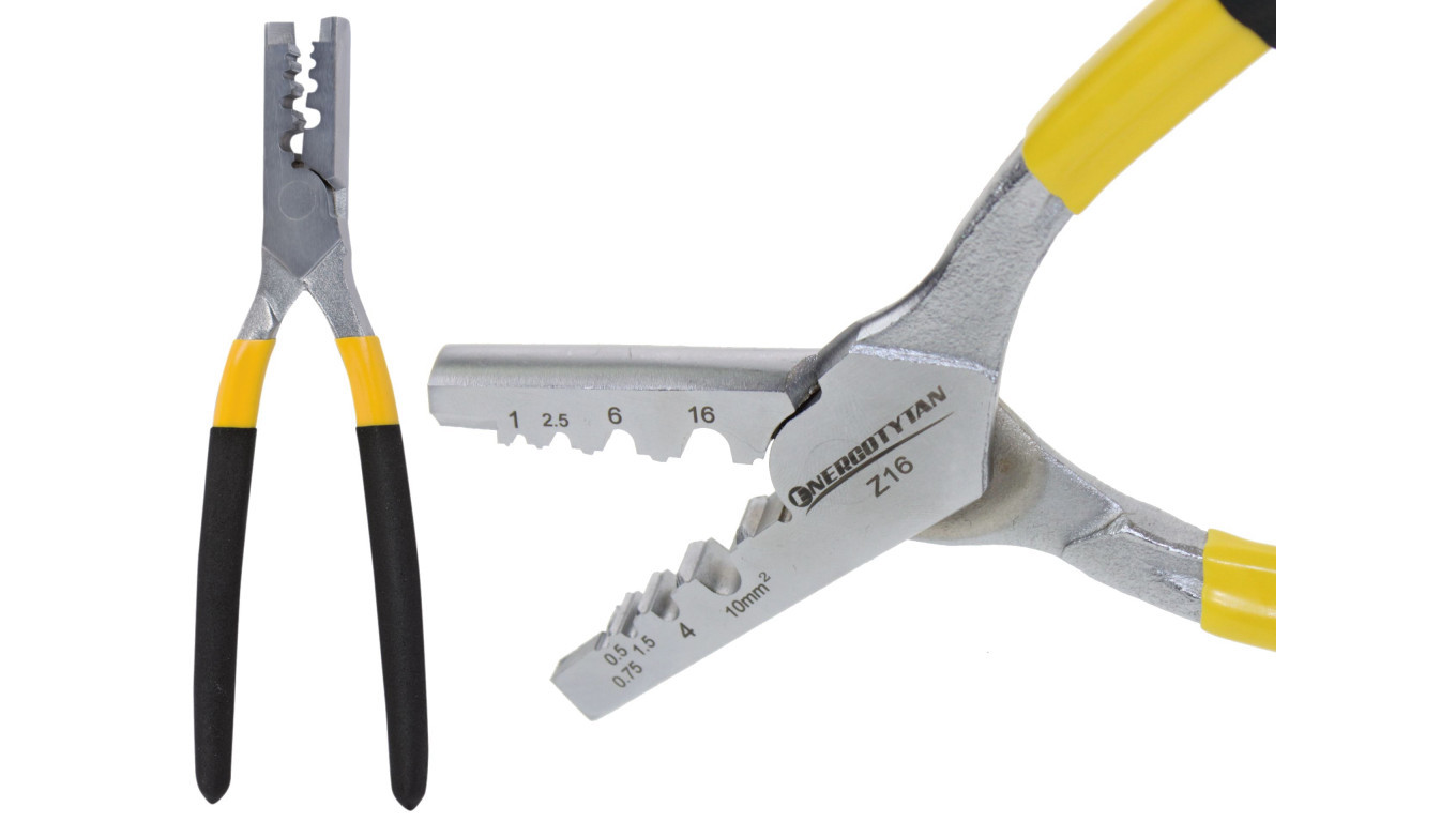 Professional crimper for ferrules 0.5-16 for cables 0.5-16 mm2 Z16 0.5-0. /T2UK