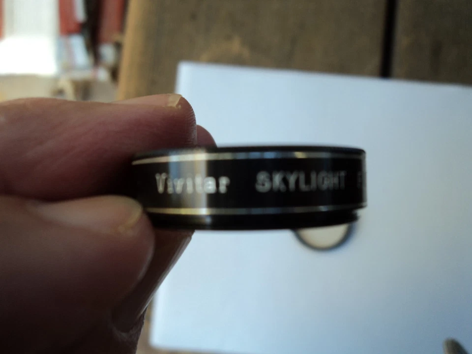 Vintage Tiffen Photar Sky 1-A Series 5 Filter and Vivitar 27 mm Skylight Filter - Image 4 of 4