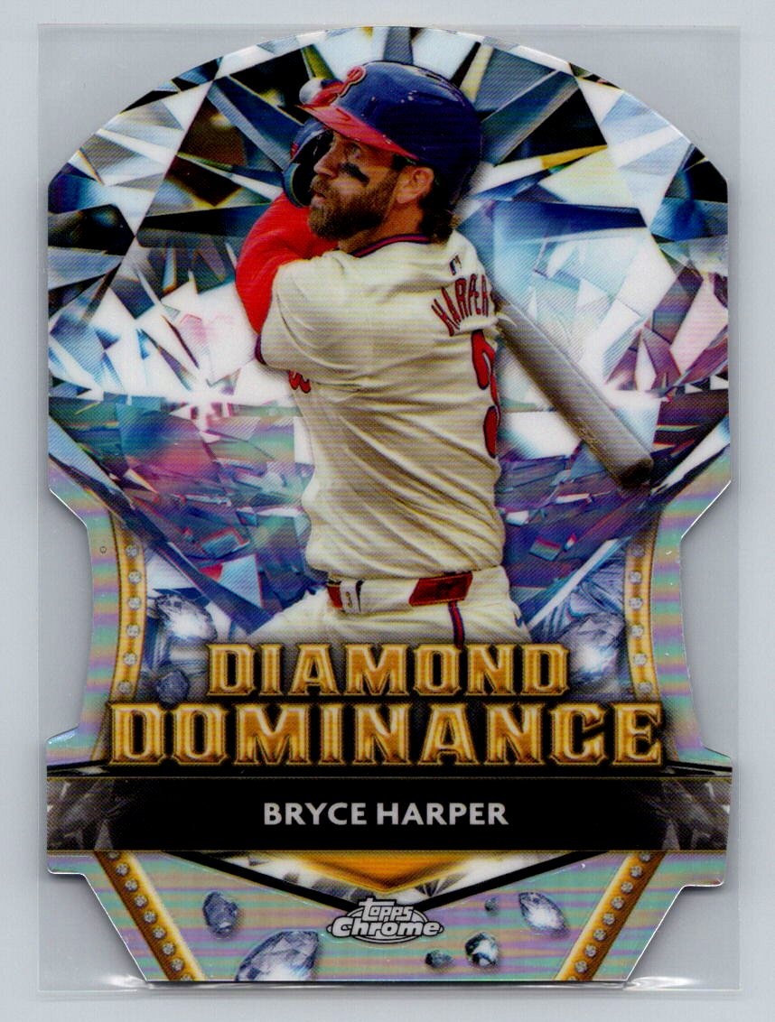 2024 Topps Chrome Update #DD-22 Bryce Harper Diamond Dominance