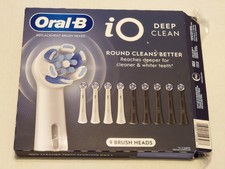 Oral-B iO Deep Clean Replacement Toothbrush Head, 8-count