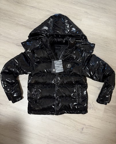 Trapstar Irongate Daunenjacke mit abnehmbarer Kapuze, Schwarz - Bild 2 von 9