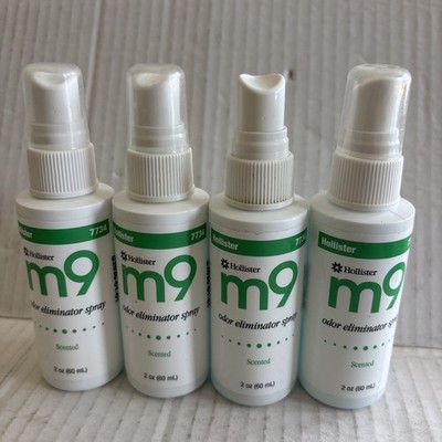 Hollister m9 Odor Eliminator Spray Neutralize Unpleasant Odor Scented 2oz lot 4