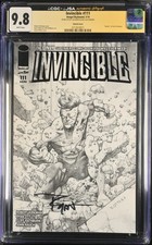 Invincible #111 CGC Signature Series 9.8 WHITE Ottley Sketch Variant Old Sig!