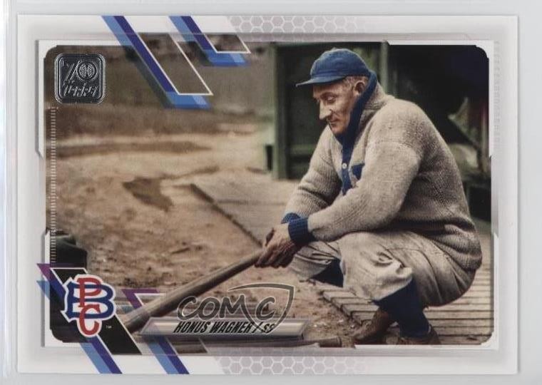 2021 Topps Legend Variation SP Legend Variation Honus Wagner #502 HOF