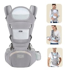Ergonomic Baby Carrier Backpack HipSeat Infant Front Facing Travel Sling UK
