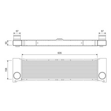 VALEO VAL818807 INTERCOOLER OF COMPRESSED AIR COMPRESSOR ORIGINAL NEW OE VALEO VAL818807 INTERCOOLER OF COMPRESSED AIR COMPRESSOR ORIGINAL NEW OE