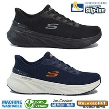 MENS SKECHERS SLIP-INS MEMORY FOAM CASUAL COMFORT HIKING WALKING TRAINERS SHOES