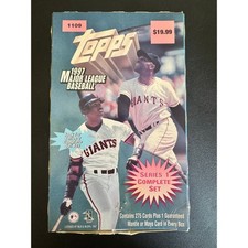 1997 Topps Major League Baseball Series 1 Card Lot – 263 Cards w/ Original Box