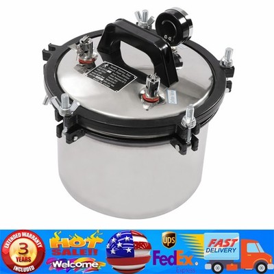 Autoclave Steam Sterilizer Dental Equipment Sterilization 8L Medical Sterilizer~