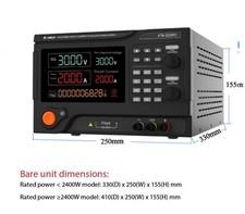 High-Power DC Regulated Power Supply; Adjustable, Programmable Power Supply