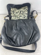 Marc By Marc Jacobs Bag Black And Gold Leather Purse