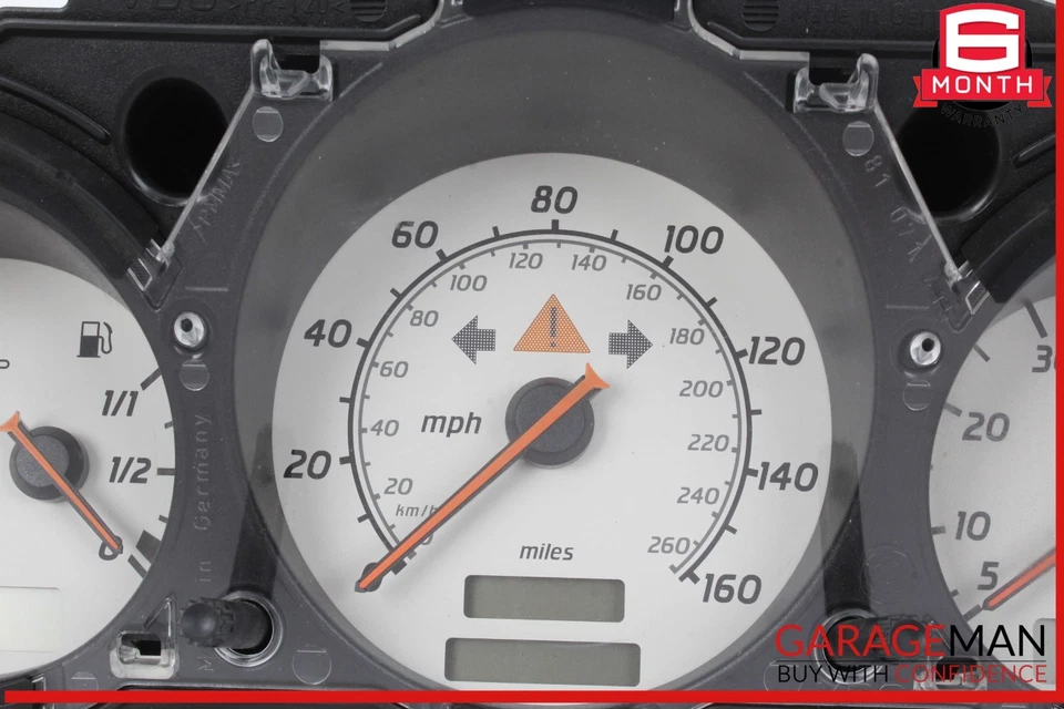 01-04 Mercedes R170 SLK320 Velocímetro Odómetro Cuadro de instrumentos OEM Foto 4 de 4