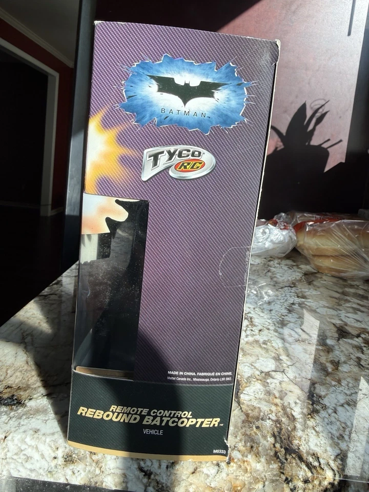 Batman RC Rebote Batcopter Helicóptero TYCO Mattel 2008 Toys R Us Exclusivo NUEVO Foto 2 de 4