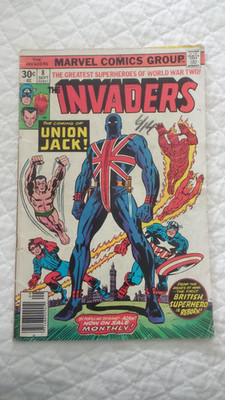 Vintage Marvel Comics, INVADERS #8, Sept. 1976