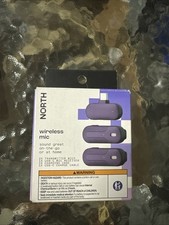 NORTH Wireless Microphone with Charger USB-C Open Box