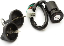 4 Pin Ignition Switch Key Set with Cap for 50cc 70cc 90cc 110cc 125cc 150cc 2