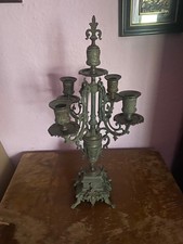 Candelabro Antico in bronzo fine 800 ,primi 900