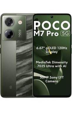 POCO M7 Pro 5G Unlocked (Olive Twilight, 256 GB 8 GB RAM)