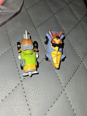 Angry Birds Go Telepods Kart Racer Rovio QR Code Set 2 Green Pig Bubbles