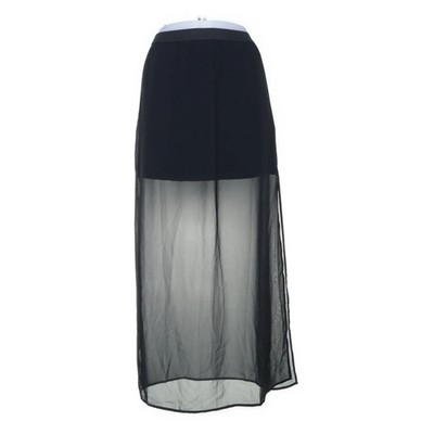 Divided by H&M, Maxirock, Größe: 34, Schwarz, Polyester, Einfarbig, Damen #DMt