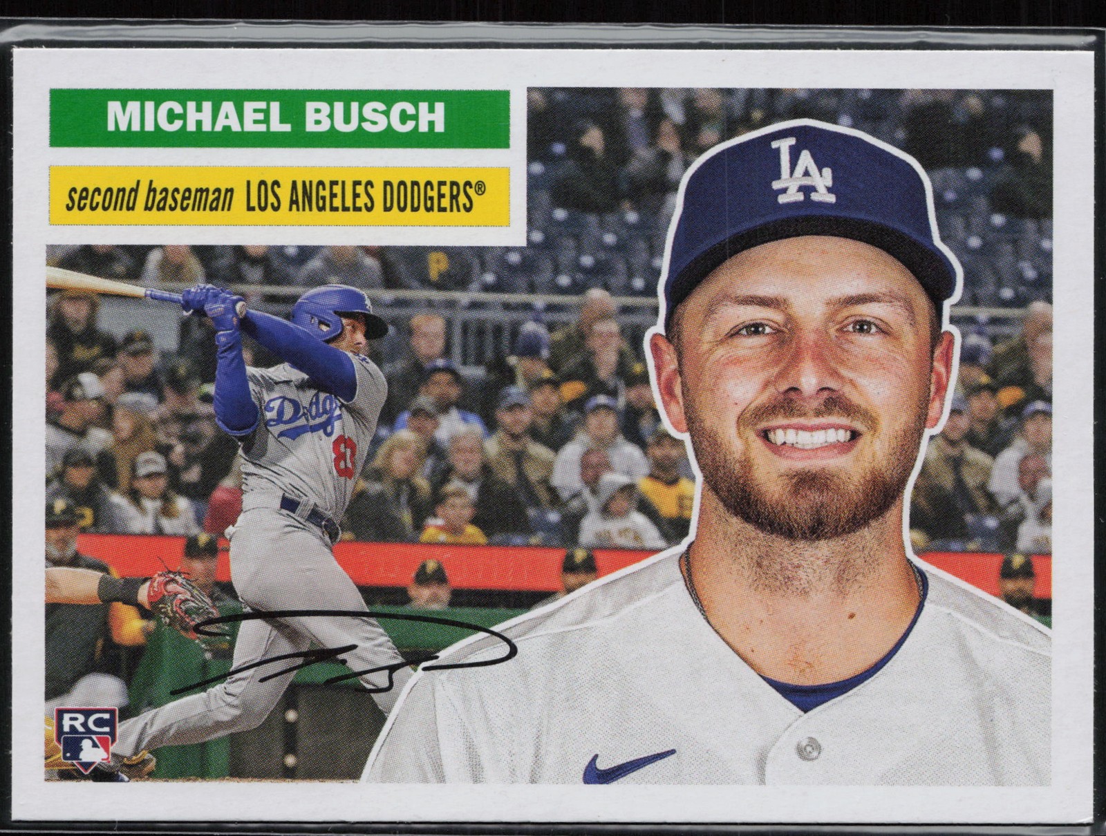 2023 Topps Archives Michael Busch #32 Los Angeles Dodgers Rookie