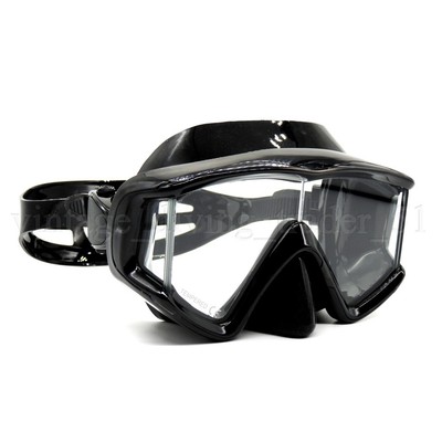 Tempered Glass Tauchmaske Panorama Taucher Maske Scuba Taucherbrille Silikon NEU