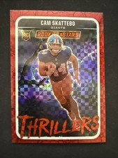 2025 Panini Rookies & Stars - Thrillers Cam Skattebo #26 Red Plaid (RC)