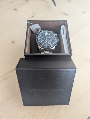 Michael Kors Chronograph MK-8123   Edelstahl Herrenuhr   Full Set mit Box & OVP