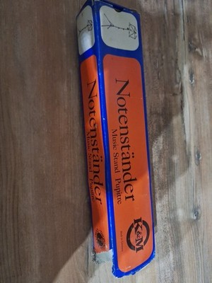 Notenständer Music Stand Pupitre K&M  vernickelt