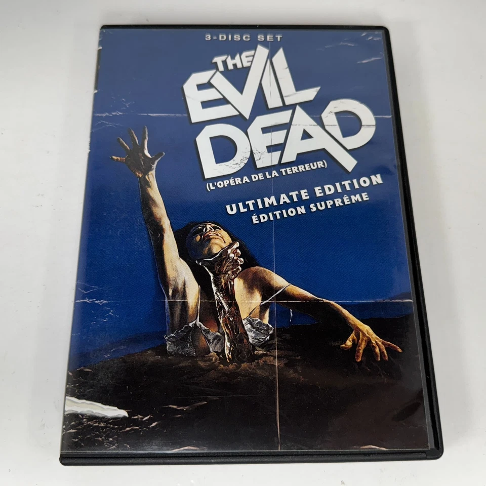 The Evil Dead Ultimate Edition DVD Set 3 Disc w/Double Sided Poster OOP Rare - Image 2 of 4