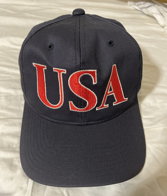 Starter USA Atlanta 1996 Olympics Snapback Cap Hat Blue Official Event Style