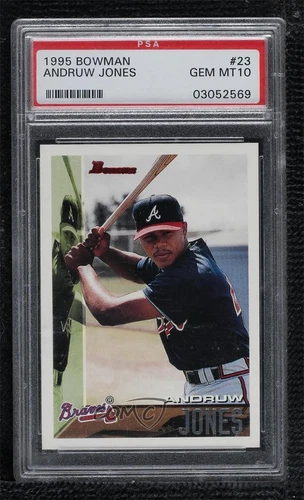 1995 Bowman Andruw Jones #23 PSA 10 GEM MT Rookie RC