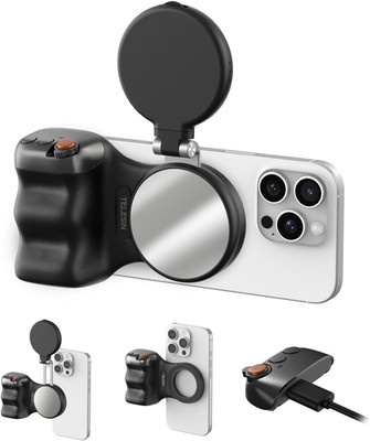 Fun Shot Magnetic Phone Camera Grip+ C03 Magnetic Selfie Light Creator Kit Compa