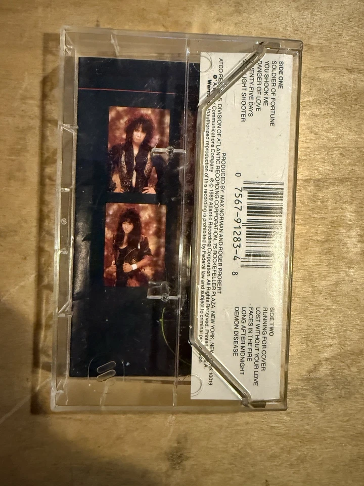 LOUDNESS - Soldier of fortune - Cassette rare 1989 Japanese Metal Foto 2 de 4