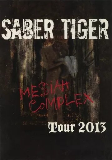 Folleto Tour Book DVD en vivo incluido SABER TIGER Tour 2013 MESSIAH COMPLEX