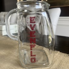 4 Cup Evenflo Measuring Glass Baby Formula Milk Jug Pitcher Jar Vintage 50?s USA